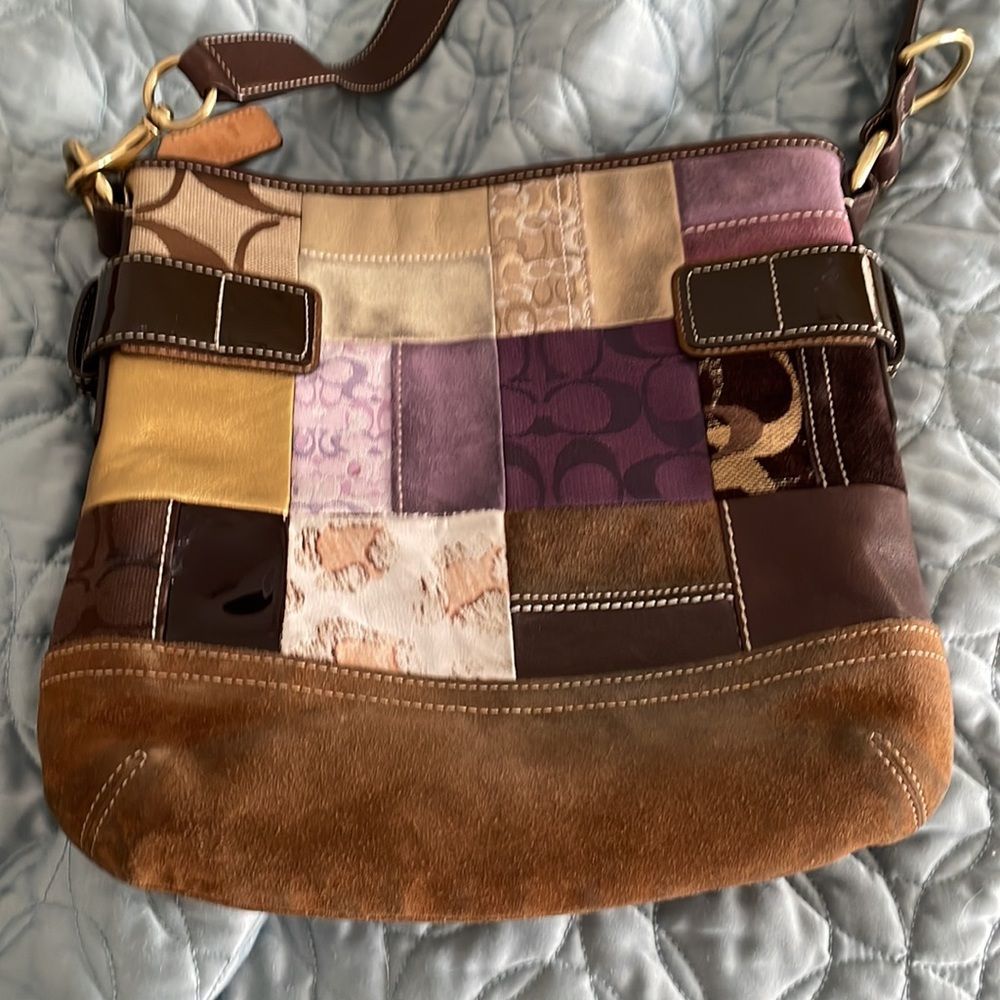 Coach patchwork Crossbody bag - Picture 7 of 9